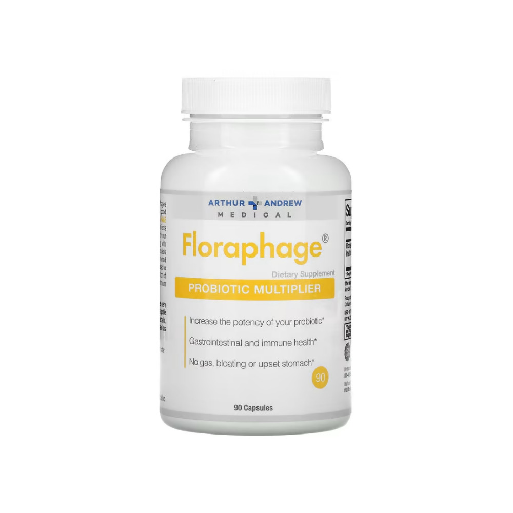 <b>아서앤드류메디컬</b> 플로라파지 Floraphage 프로바이오틱 증폭 90캡슐 <b>프리바이오틱스</b>