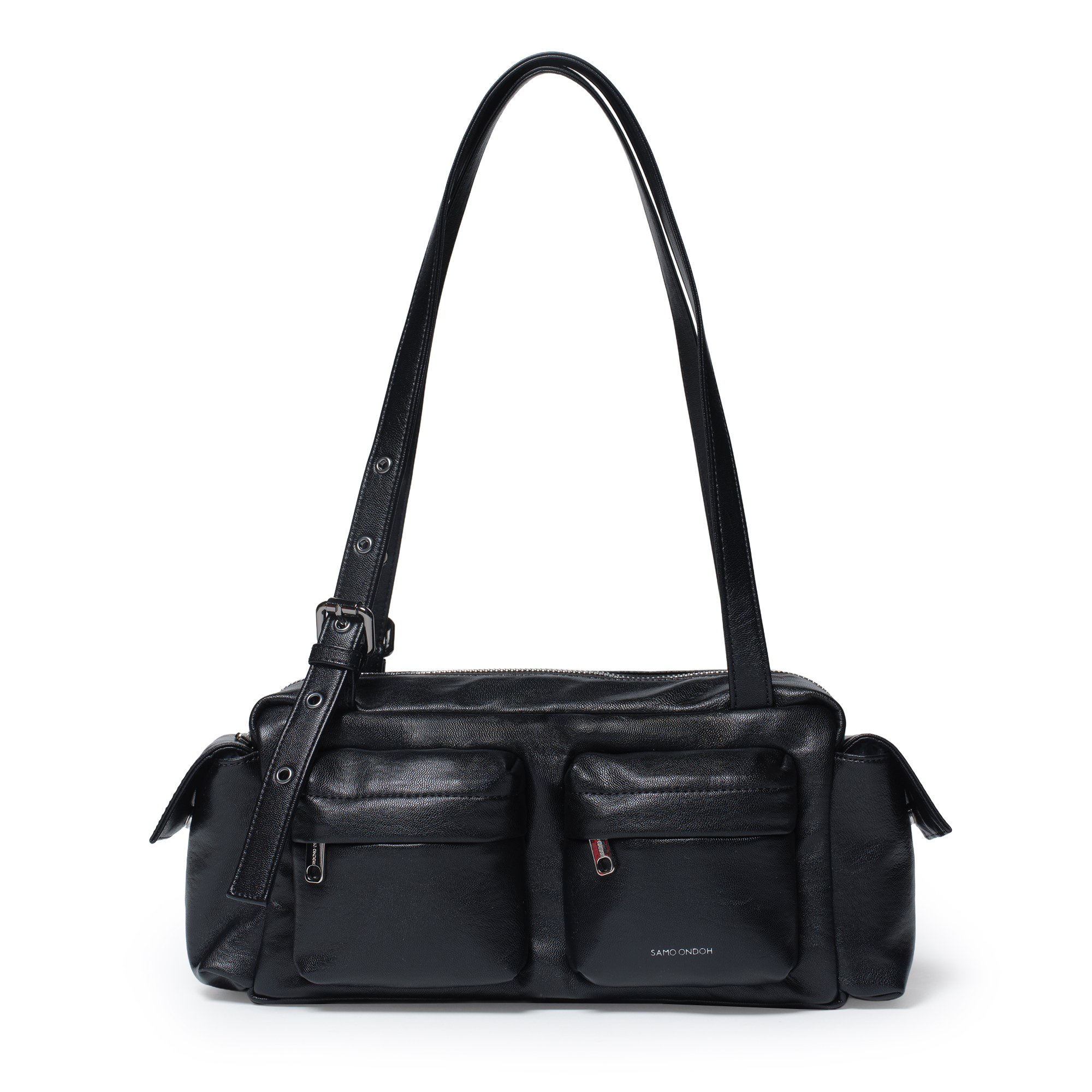 세이모온도 포켓 유틸리티백 pocket utility bag M nappa black