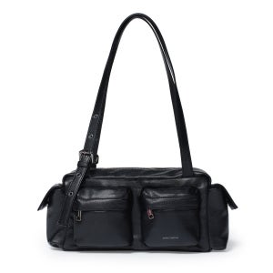 세이모온도 포켓 유틸리티백 pocket utility bag M nappa black