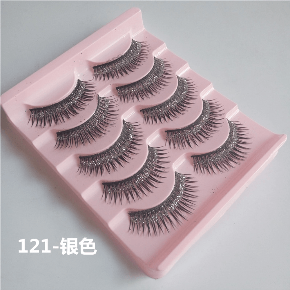 공연속눈썹 1+1 스팽글 반짝이 10세트 컬러풀 무대공연 클럽