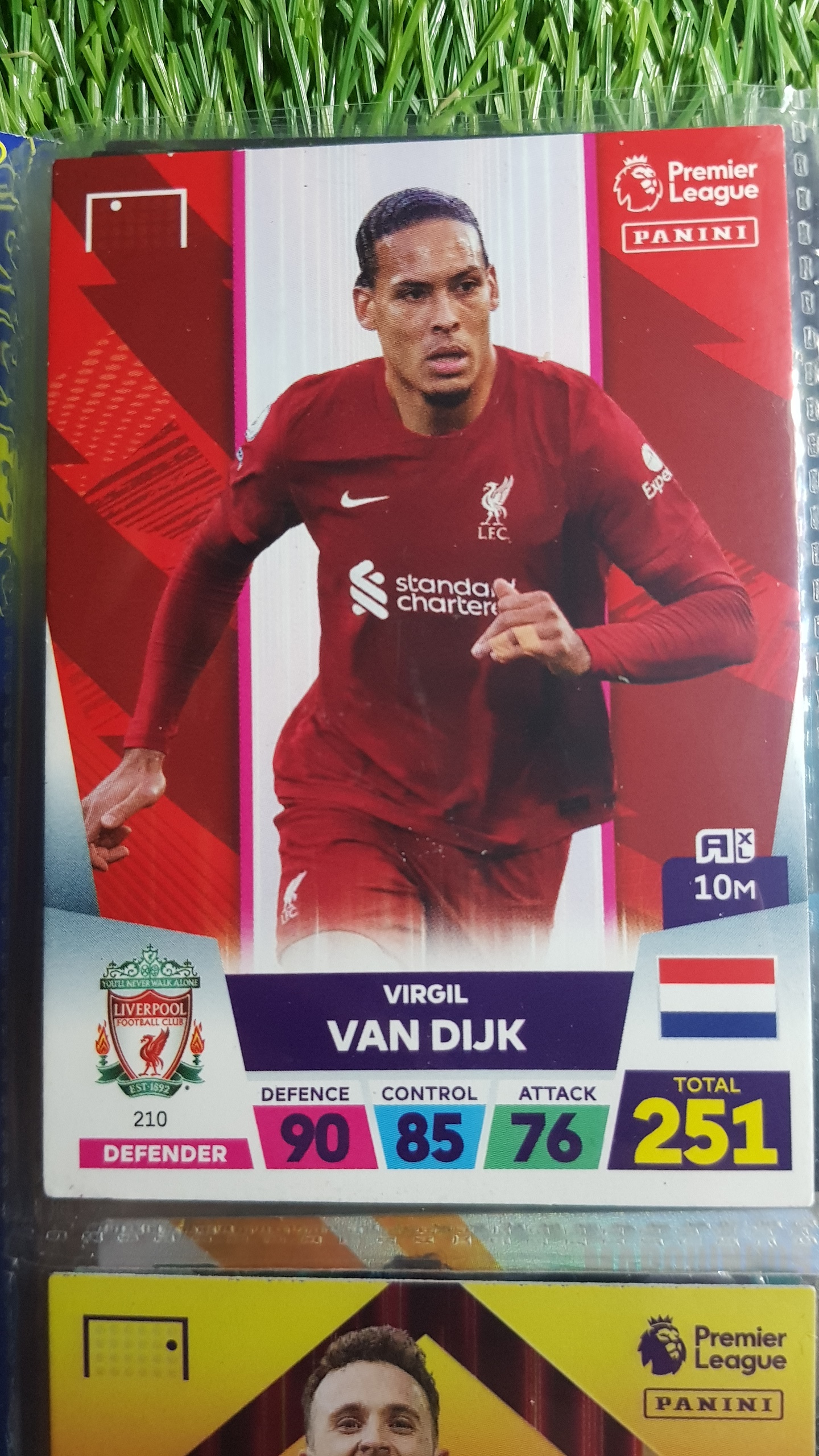파니니 축구카드 Virgil van Dijk