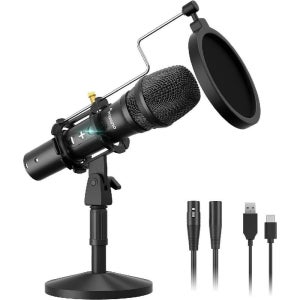 MAONO USB/XLR 다이내믹 마이크 녹음 라이브 스트리밍 볼륨 조절