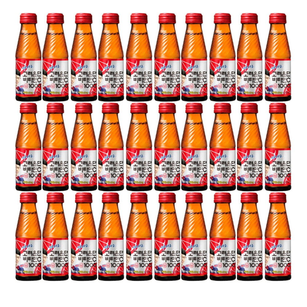 마시는 <b>고려은단</b> 비타민c1000 100ml 50병 <b>고려은단</b> 타우린 함유