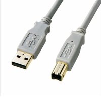 산와서플라이 금도금 USB2.0 AM-BM 케이블 최고급형