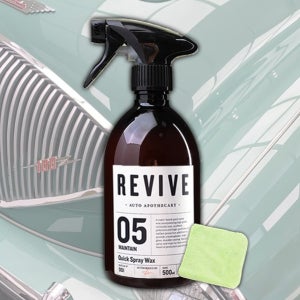 리바이브 퀵 스프레이 물왁스 500ml 디테일러 광택제 타월