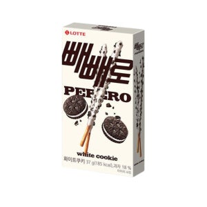 롯데 빼빼로 화이트쿠키 37g