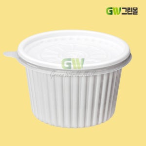 다용도컵 국물용기 대 PP 105파이 350ml 백색 1000개 / BFP [오네]