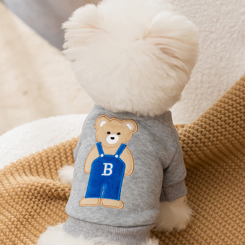 [라스트사이즈] 캐주얼 티셔츠 N 테디 맨투맨 강아지옷