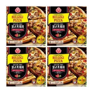 오뚜기 불고기 피자 396g 4개