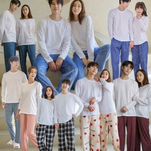 에이원 커플잠옷바지 잠옷바지 홈웨어 파자마