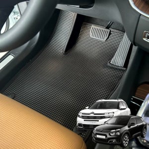 시트로엥 그린 고무 카매트 전차종 자동차 발매트 발판 블랙 1열 운전석+조수석엣지포함