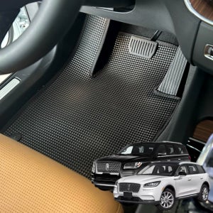 링컨 그린 고무 카매트 전차종 자동차 발매트 발판 블랙 1열 운전석+조수석 엣지포함