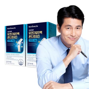 뉴트리원 정우성 관절 연골엔 뮤코다당단백 콘드로이친 소연골 60정, 2개