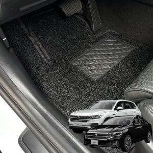 폭스바겐 코일매트 전차종 방수 자동차 발매트 발판 블랙 1열+2열 한대분 엣지없음