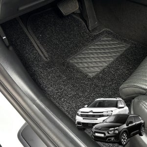 시트로엥 코일매트 전차종 방수 자동차 발매트 발판 블랙 1열+2열 한대분 엣지없음