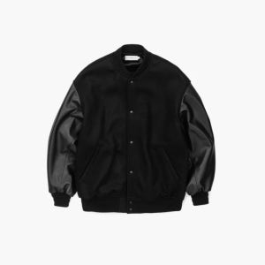 그라프페이퍼 Graphpaper Light Melton Stadium Jacket 23AW
