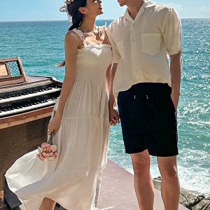 [당일발송]글로리아 스모킹 커플룩