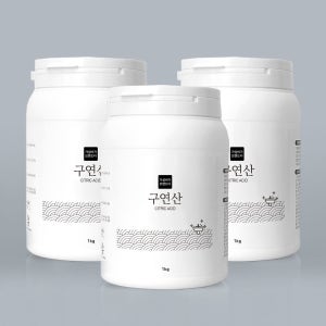 구연산 다목적세제 용기형 1kg, 3개