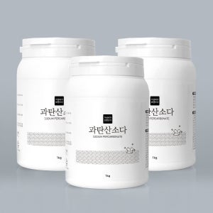 과탄산소다 표백제 용기형 1kg, 3개