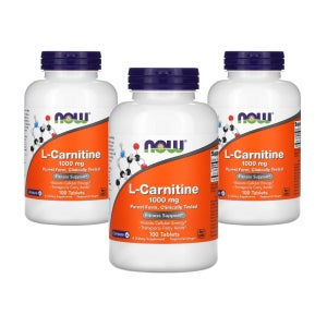 나우푸드 엘 카르니틴 1000mg 100정 3병
