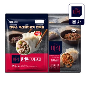 더미식 한돈고기교자 1,015g + 김치교자 1.4kg