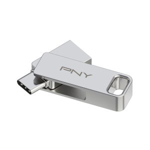 PNY 256GB 듀오 링크 USB 3.2 TYPE C 듀얼 플래시 드라이브 장치 안드로이드