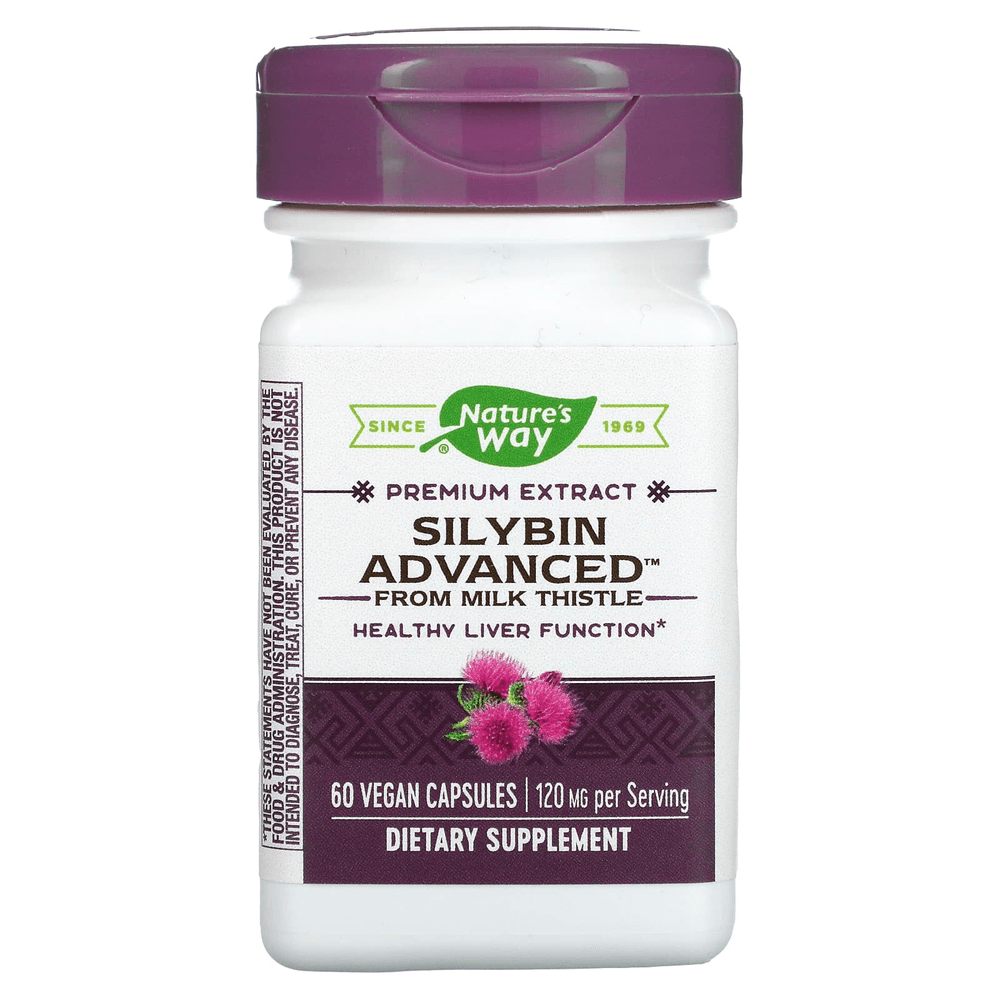 네이처스웨이 <b>밀크씨슬</b> 실리마린 실리빈 <b>120mg</b> 60베지캡슐