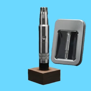 무동력 원형 코털 제거기 콧털 정리기 스테인리스 트리머