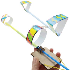 SA 2in1 고리 비행기와 발사대(5인 세트) 빨대로켓 초등 5학년 2학기 과학탐구 초등 만들기 과학 키트