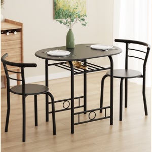 호몰 감성 커플 식탁의자 3in1 세트 책상의자 2인용 카페 다용도 테이블