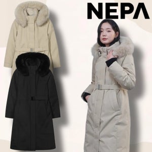 네파 아르테 롱패딩 여성 벨트 패딩코트 고어텍스 폭스퍼 롱다운 자켓 7L82075