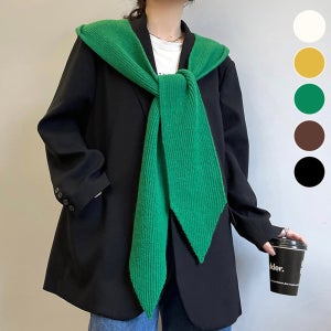 목돌이 커플머플러 초록목도리 니트숄머플러