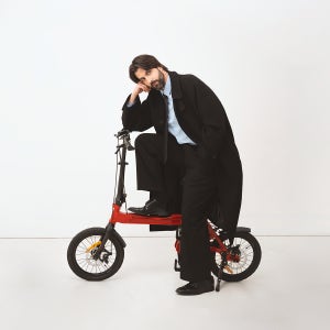 팝사이클 슬라이드 접이식 전기 자전거 미니벨로