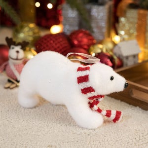 크리스마스 곰 인형 트리 장식 걸어가는 아기곰 20x8x10cm 꾸미기 소품 용품 오너먼트 데코 이벤트 파티