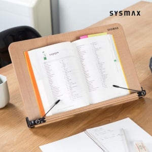 시스맥스 독서대 북스탠드 우드 북앤드 수험생 고시생