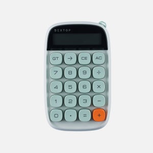 덱스탑 포켓 계산기 GC-D10A 그레이 그린