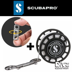 스쿠버프로 S-TEK 스피너 스풀 SMB 스쿠버 다이빙 릴 부이 SMB 소세지