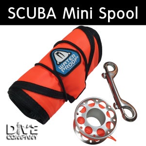 스쿠버 다이빙 스풀 워터프루프 SMB 세트 알루미늄 초경량 미니 스풀 릴