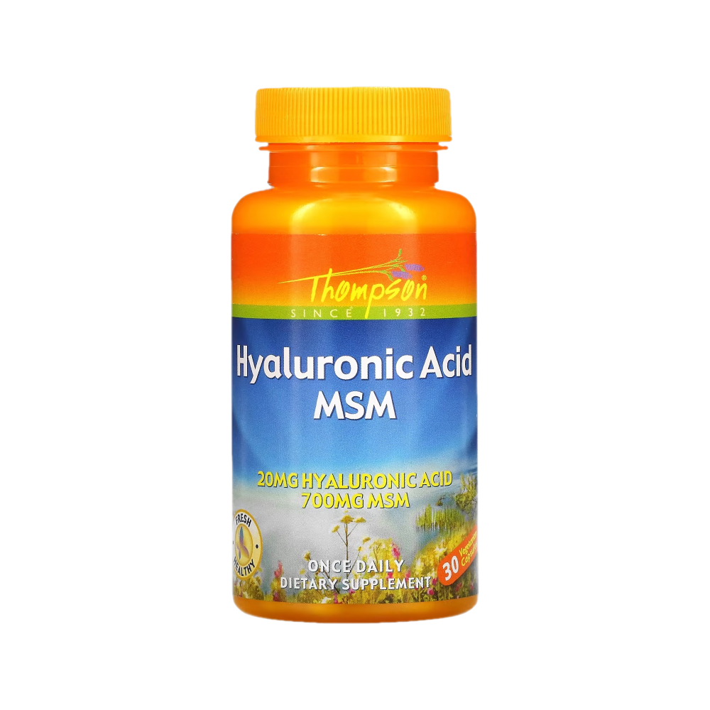 <b>톰슨 엠에스엠</b> 비타민C 30캡슐 히알루론산 아스코르브산 MSM Hyaluronic