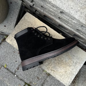 7cm 남성 키높이 스웨이드 워커 편안한 데일리 부츠