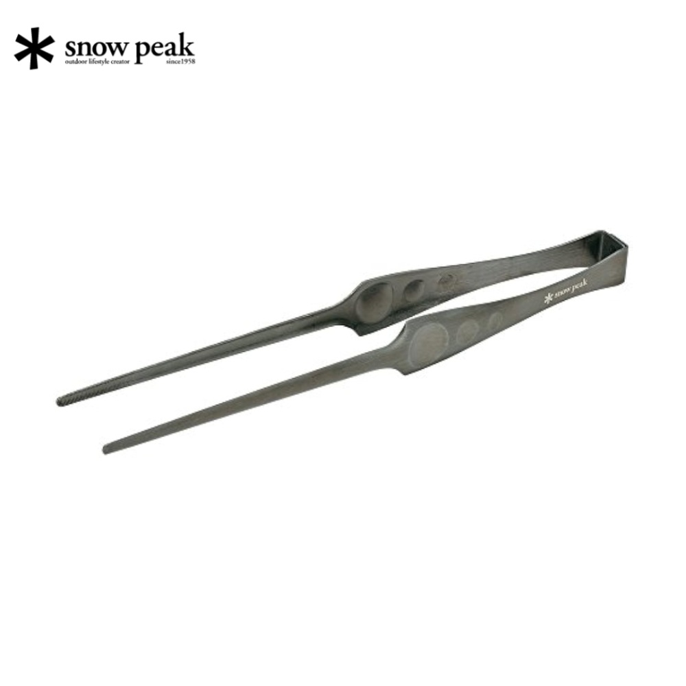 스노우피크 캠핑 바베큐집게 고기집게 피츠통 스텐 CS-370