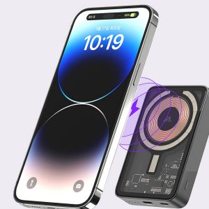 STI 밸류엠 투명 맥세이프 스마트폰 보조배터리 5000mAh