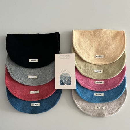 [테리빕] 4+1, 체감가 9,600원, 도톰한 순면 테리 턱받이