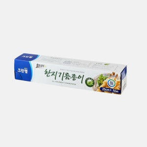 크린랩 크린 쿠킹 찜받침 한지기름종이 롤형 25X10 찜시트 에어프라이어 오븐 호일
