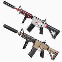 배그좋은총 에어소프트 슬림구성 HK416 전동건 M416 M4A1 수정탄 젤리탄 서바이벌