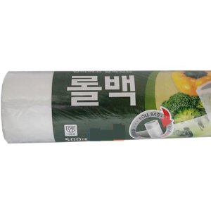 대용량 비닐롤백 33x45cm 500매 위생롤백 일회용비닐봉투 업소용