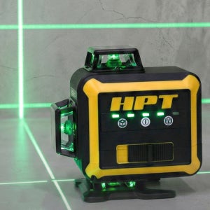 HPT 4D 레이저 레벨기 그린 자동 수평기 HL-4MG