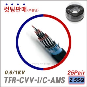 F-CVV-IC AMS 전선 2.5SQ 25P (LS전선 생산제품) 계장선 컷팅판매 개별차폐