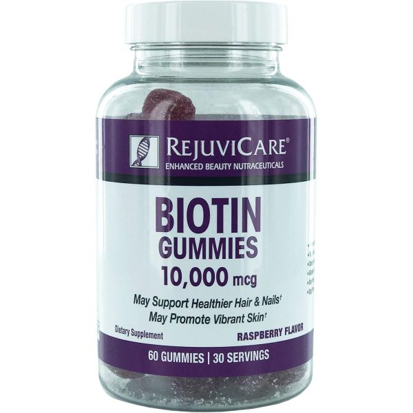 Rejuvicare <b>Biotin</b> <b>비오틴</b> 구미 10000mcg 30인분