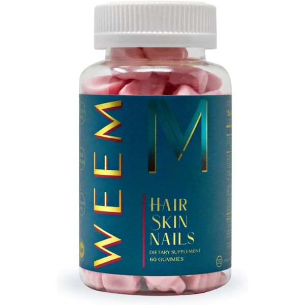 WEEM <b>Biotin</b> <b>비오틴</b> 10000mcg 60구미 라스베리맛